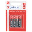 Baterija VERBATIM 49920 1.5V AAA Alkalne 4/1 19411