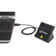 Card reader MANHATTAN Upright za Smart kartice - USB, black 21714