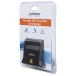 Card reader MANHATTAN Upright za Smart kartice - USB, black 21715