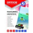 Folija za plastificiranje A4 80mic 100/1 sjajna Office products 17032