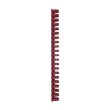 Spirala plastična za uvez do 210 listova 25mm 50/1 okrugla crvena 20620