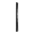 Spirala plastična za uvez do 340 listova 38mm 50/1 ovalna crna 20635