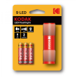 Svjetiljka Kodak 9 LED Flashlight crvena 23648