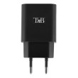 Adapter za napajanje T'nB 220V=>USB Type C + A - kucni punjac 3A - brzi - 30W 26709