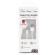 Kabel Lightning USB T'nB punjač,data - iPod, iPhone5/6/7/8/X - 2m - White 22740