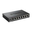 Mrežni switch 10/100/1000Mbps  8 portni D-LINK DGS-108/E metal case 24482