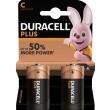 Baterija DURACELL C Plus 2/1 19653