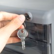 Kutija s ladicama plastična 5 ladica s ključem 361x271x260mm Deli 9795 siva 15687