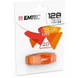 USB 2.0 Flash drive 128GB EMTEC Click Secure C410 Orange 25896