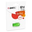 USB 2.0 Flash drive  64GB EMTEC D250 Mini - Green 23513