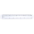 Ravnalo pvc 20cm Deli 26586