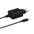 Adapter za napajanje SAMSUNG - kućni punjač + kabel USB Type-C 45W - crni 27070