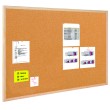 Ploča plutena zidna 50x40cm Bi-Office natur drveni okvir 26146