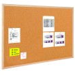Ploča plutena zidna 90x60cm Bi-Office natur drveni okvir 26285
