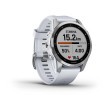 Smart watch GARMIN Fenix 7S Srebrni s remenom boje bijelog kamena - 010-02539-03 25014