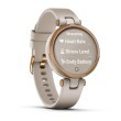 Smart watch GARMIN Lily Sport Rose Gold Light Sand silikonski remen - 010-02384-11 24322