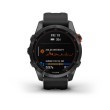 Smart watch GARMIN Fenix 7S SOLAR Tamnosivi s crnim remenom - 010-02539-13 25033