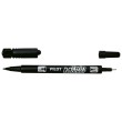 Marker permanentni dvostrani Pilot SCA-TM-BG Twin Begreen 0,4-0,5mm crni 22301