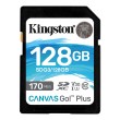 Memorijska kartica Secure Digital 128GB KINGSTON Canvas Go! Plus UHS-I U3 V30 26890