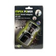 Adapter naponski Euro utikač univerzalni putni - MAXPOWER crni 26563