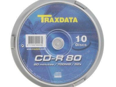 CD-R medij TRAXDATA 700MB 52x speed Spindle  10/1