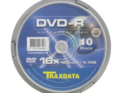 DVD-R medij TRAXDATA 4.7GB 16x speed Spindle  10/1