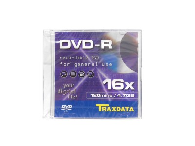 DVD-R medij TRAXDATA 4.7GB 16x speed Slim box