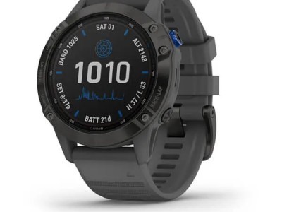 Smart watch GARMIN Fenix 6 PRO SOLAR Crni s tamnosivim remenom - 010-02410-11