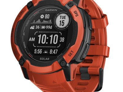 Smart watch GARMIN Instinct 2X SOLAR Flame Red - 010-02805-01