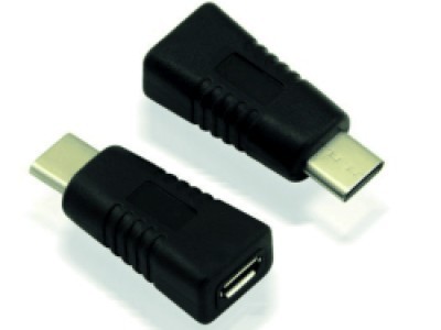 Adapter USB tip C-M - USB2.0 micro B M/F OTG ROLINE