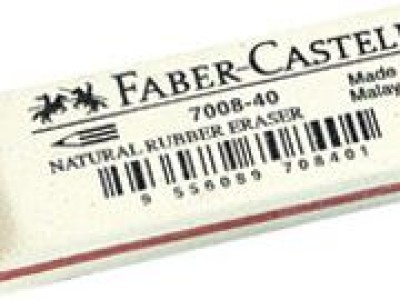 Gumica za brisanje kaučuk Faber-Castell 7008-40 180840 bijela