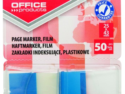 Zastavica  25x43mm 50 listova film poluprozirni Office products plava