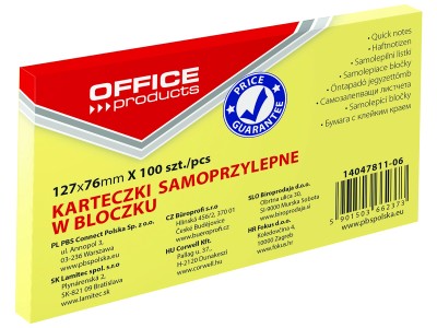 Blok samoljepljivi 127x76mm 100 listova Office products