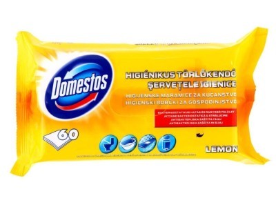 Maramice univerzalne za održavanje svih površina Domestos 60/1 žute Lemon