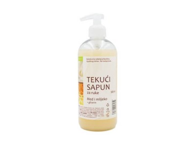 Sapun tekući 500ml s pumpicom Fresh line med i mlijeko