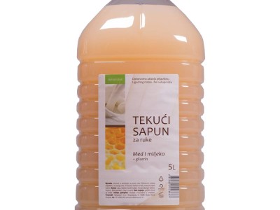 Sapun tekući 5l Fresh line med i mlijeko