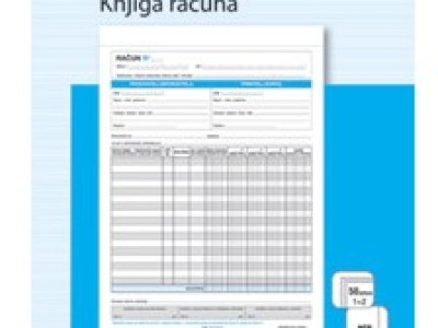 TI.IX-409/ NCR Knjiga računa A4, 3x50 listova