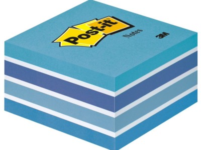 Blok samoljepljivi 76x76mm 450 listova Pastel Blue Post-it 3M 2028B