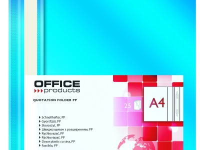 Fascikl euromehanika  A4 Office products 1/1 plavi