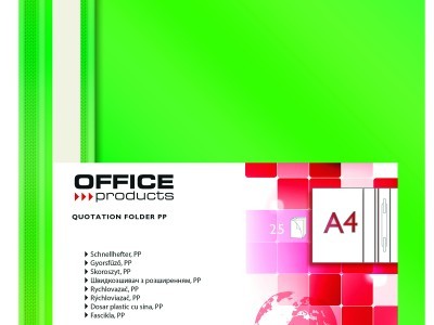 Fascikl euromehanika  A4 Office products 1/1 zeleni