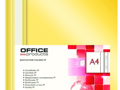 Fascikl euromehanika  A4 Office products 1/1 žuti