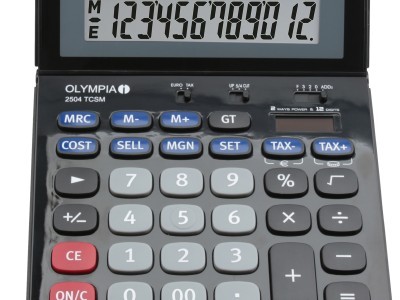 Kalkulator komercijalni  12 mjesta Olympia 2504TCSM Euro Exchange calculation