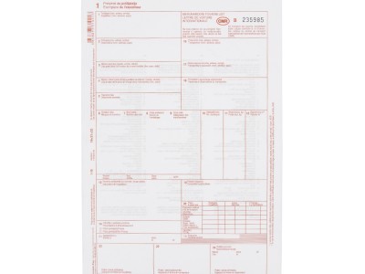 TI.XIII-29/ncr Međunarodni tovarni list CMR, 1+6 listova