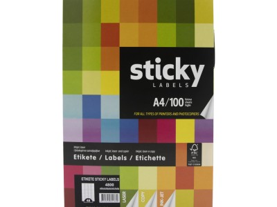 Etiketa laser/inkjet/copy  51,0x24,0 Sticky 100/1