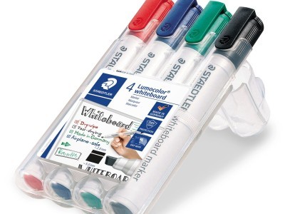 Marker za bijelu ploču 2-5mm Staedtler Lumocolor 351B WP4 - klinasti vrh 4/1