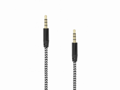 Kabel 3.5mm Stereo Jack-M<=>3.5mm Stereo Jack-M  1.5m Fruity crni SBOX