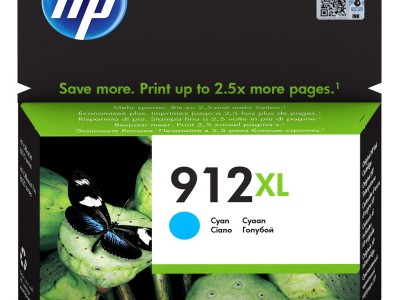 Tinta HP 3YL81AE Cyan No.912XL original