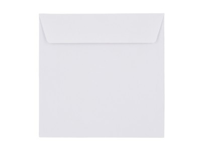 Etui za 1 CD papirnati bijeli s preklopom bez prozora 125x125 1/1