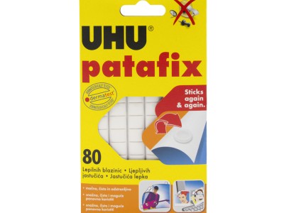 Ljepilo jastučići 65gr Patafix Tac UHU 48810 80/1 bijeli