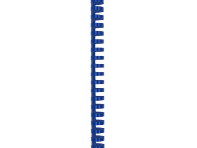 Spirala plastična za uvez do 180 listova 22mm 50/1 okrugla plava